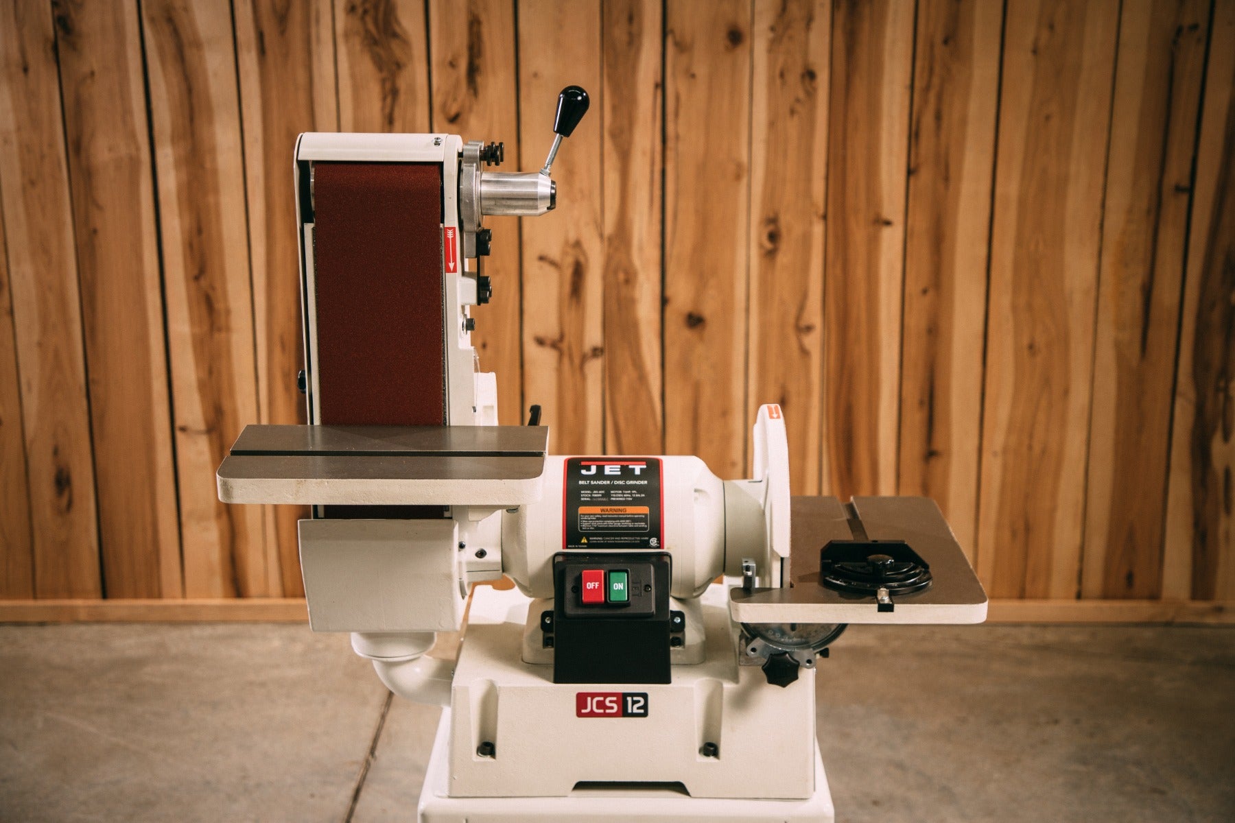 Jet JSG-6DC, 6 in. x 48 in. Belt/12 in. Disc Sander, 1-1/2HP, 1Ph 115/230V 708599