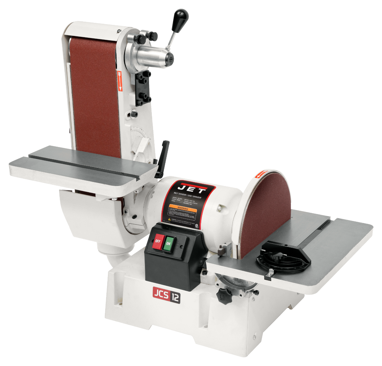 Jet JSG-6DC, 6 in. x 48 in. Belt/12 in. Disc Sander, 1-1/2HP, 1Ph 115/230V 708599