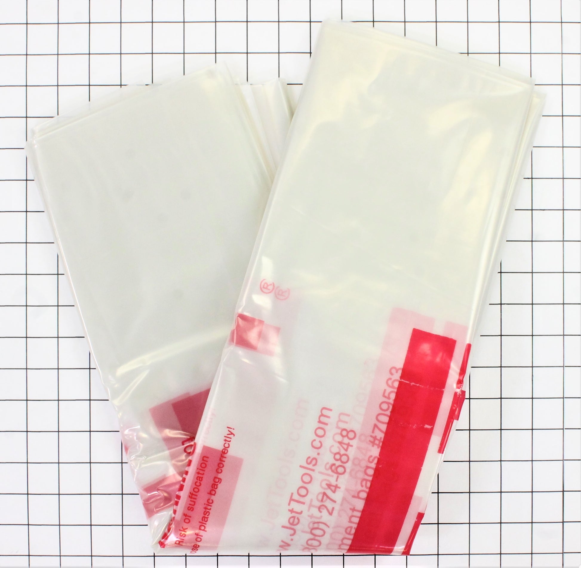 Jet Collection Bag, Clear Plastic 20 in. Diameter (pack of 5) 709563