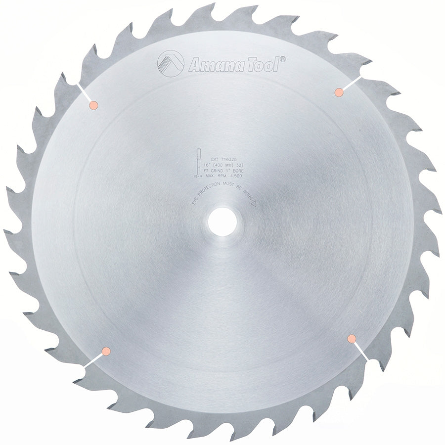 Amana Tool 16 in /32T Ripping Straight Grind 716320