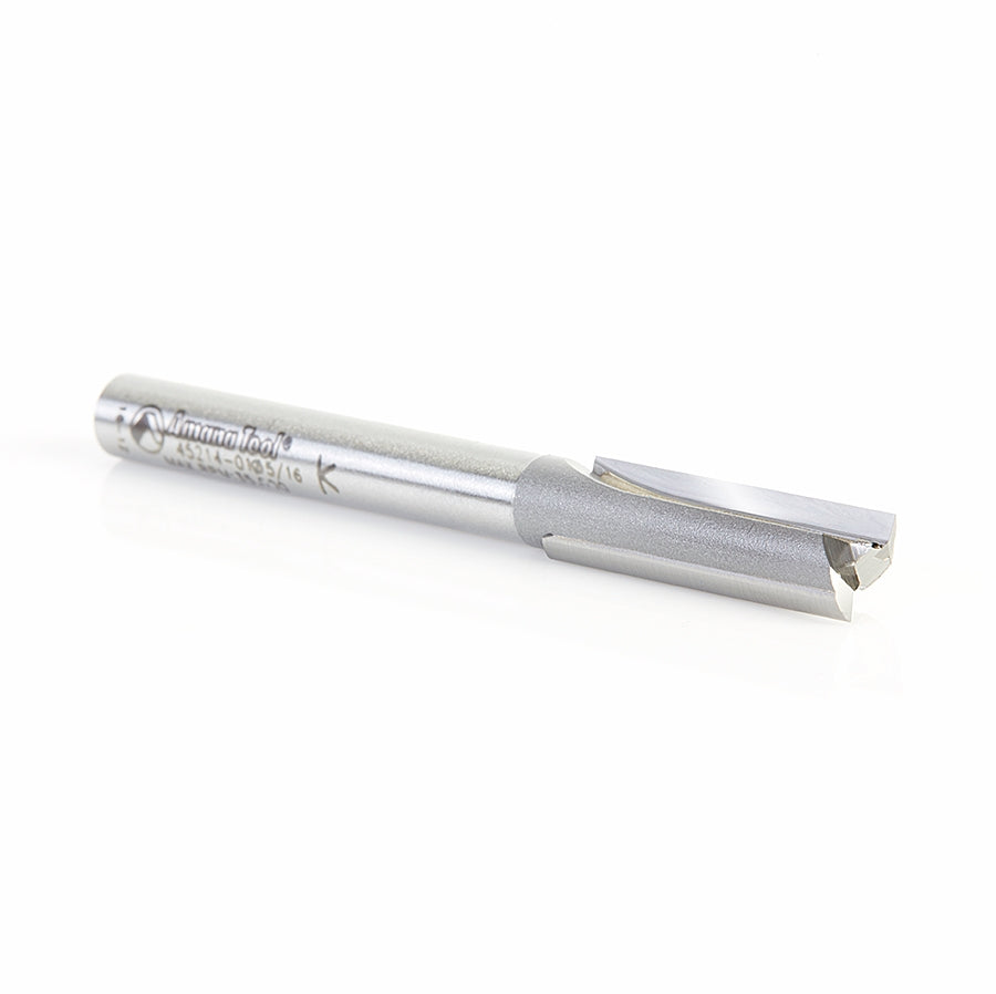 Amana Tool 2FL 5/16 in Dia. x 1 in CLx 1/4 in Shank 45214-01
