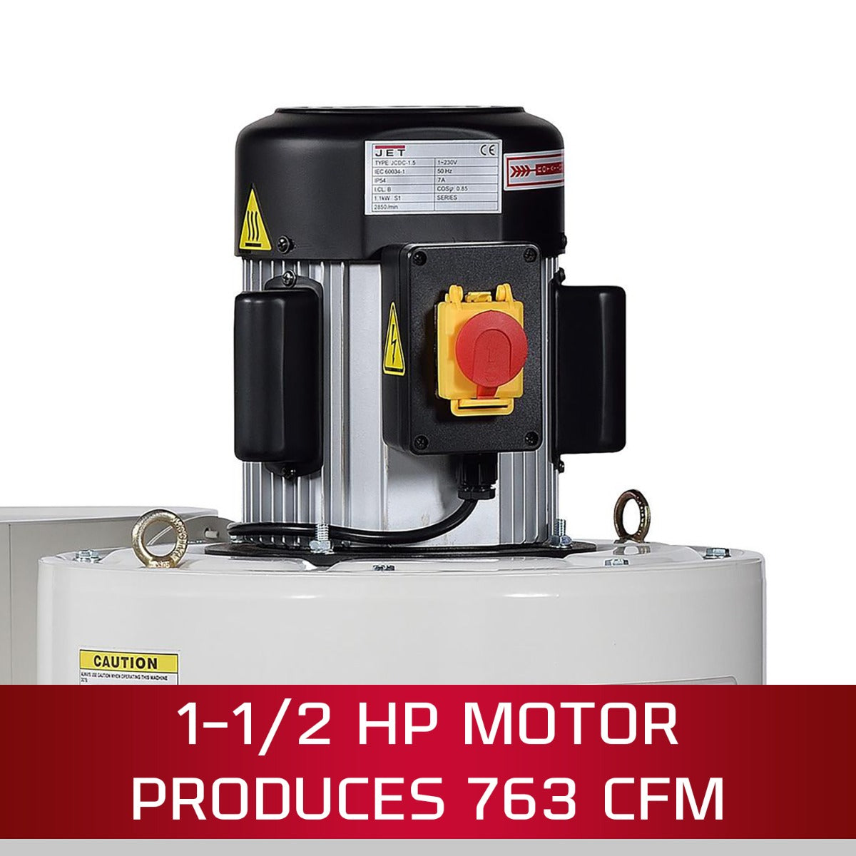 Jet JCDC-1.5 Cyclone Dust Collector, 1.5HP 1PH 115V 717515