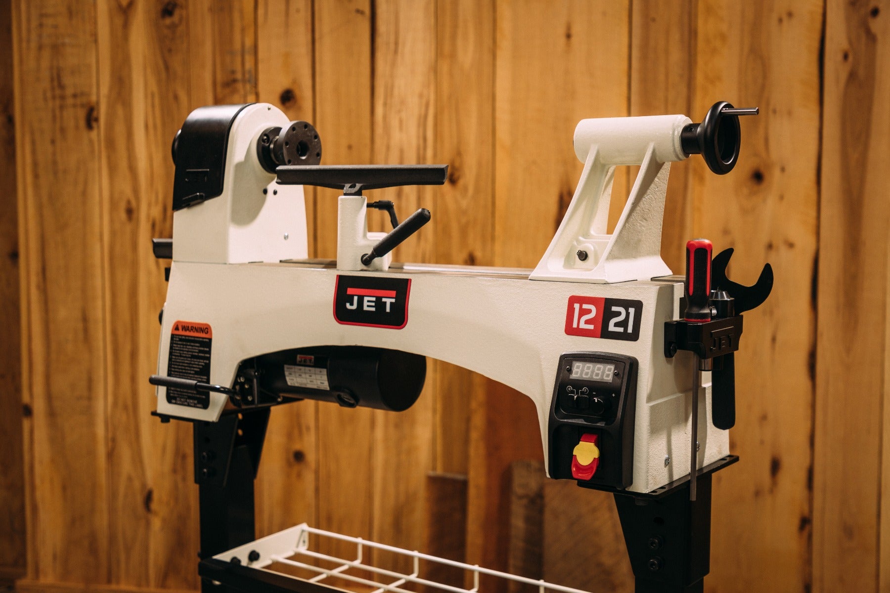 Jet 12 x 21 in. Variable Speed Wood Lathe JWL-1221VS 719200