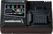Metabo 18V/36V Li-Ion Slide Rapid Battery Charger w/ USB Port UC18YSL3Q1YM