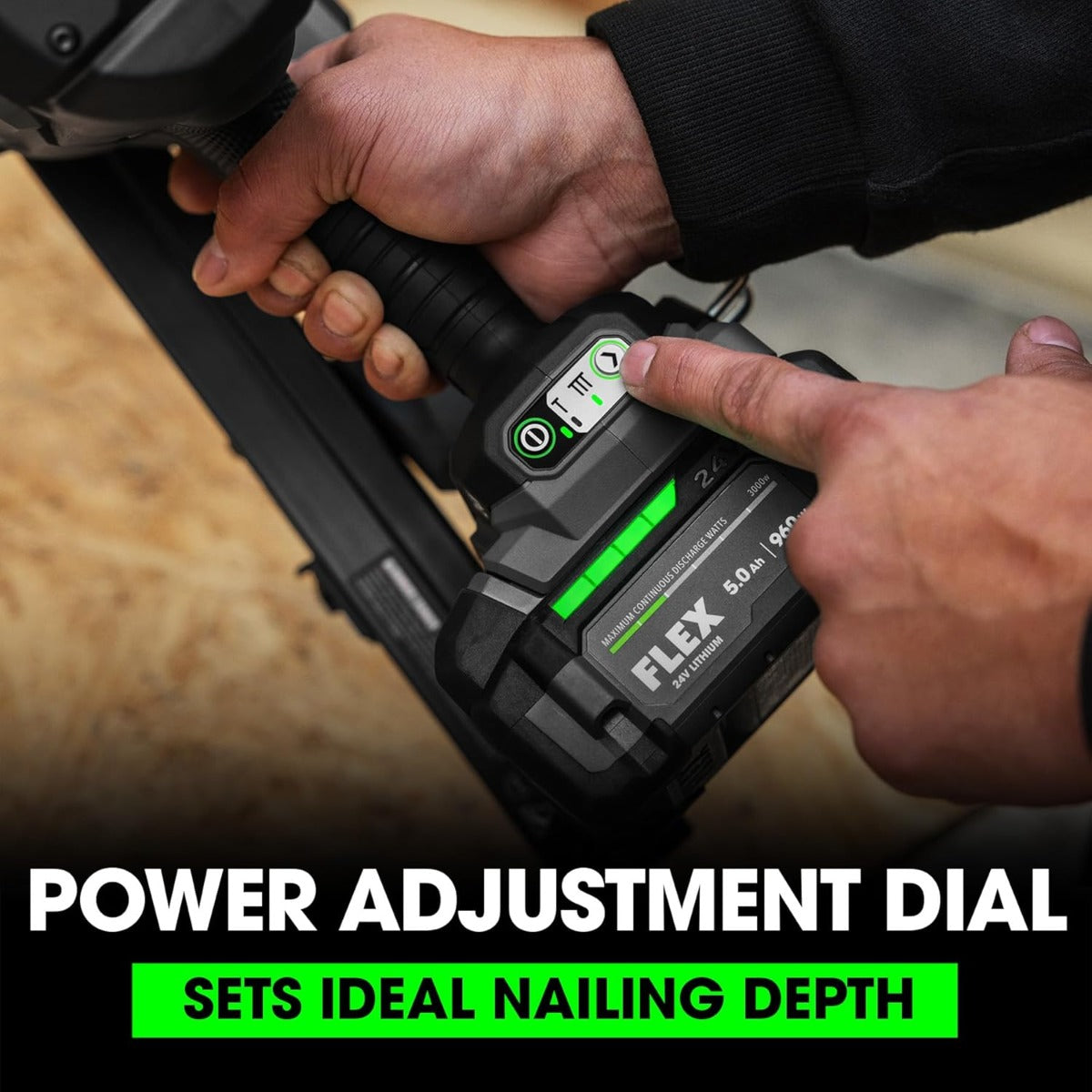 Flex Tools 21 Degree Framing Nailer Kit FX4351A-1C