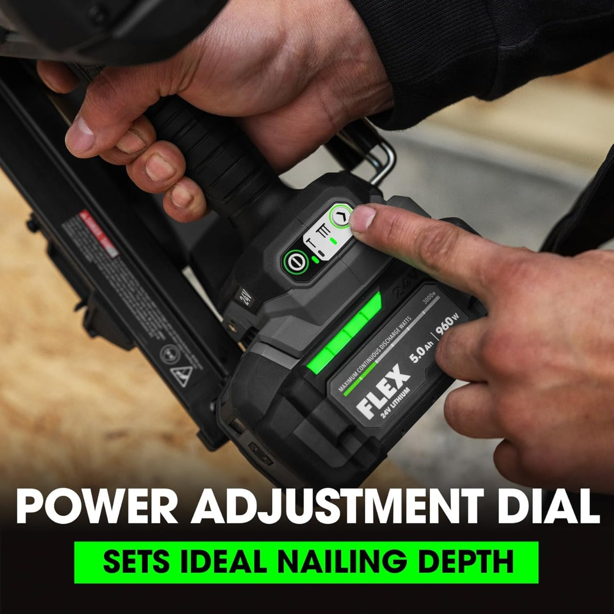 Flex Tools 30 Degree Framing Nailer (Tool Only) FX4351B-Z