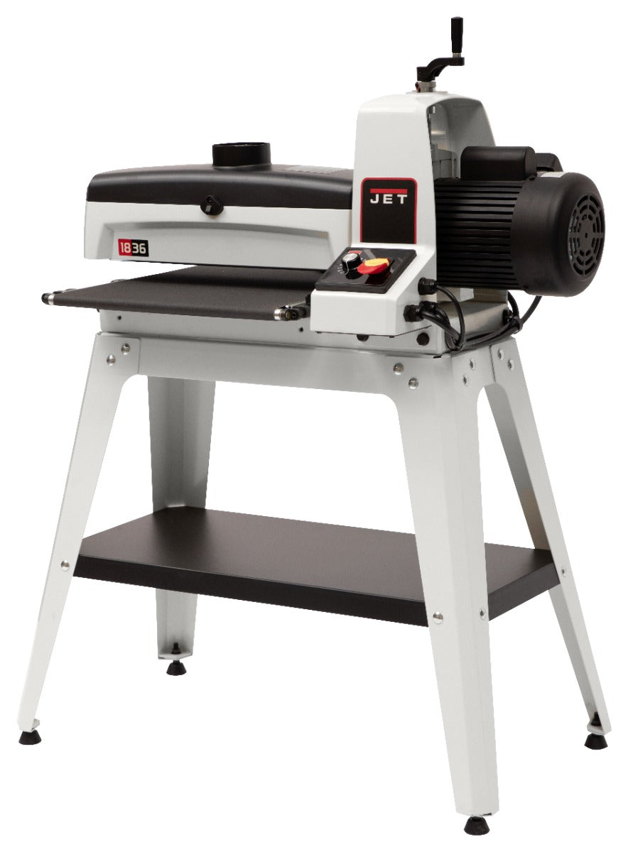 Jet JWDS-1836 Drum Sander, 1.75HP 1PH 115V, Open Stand 723530K