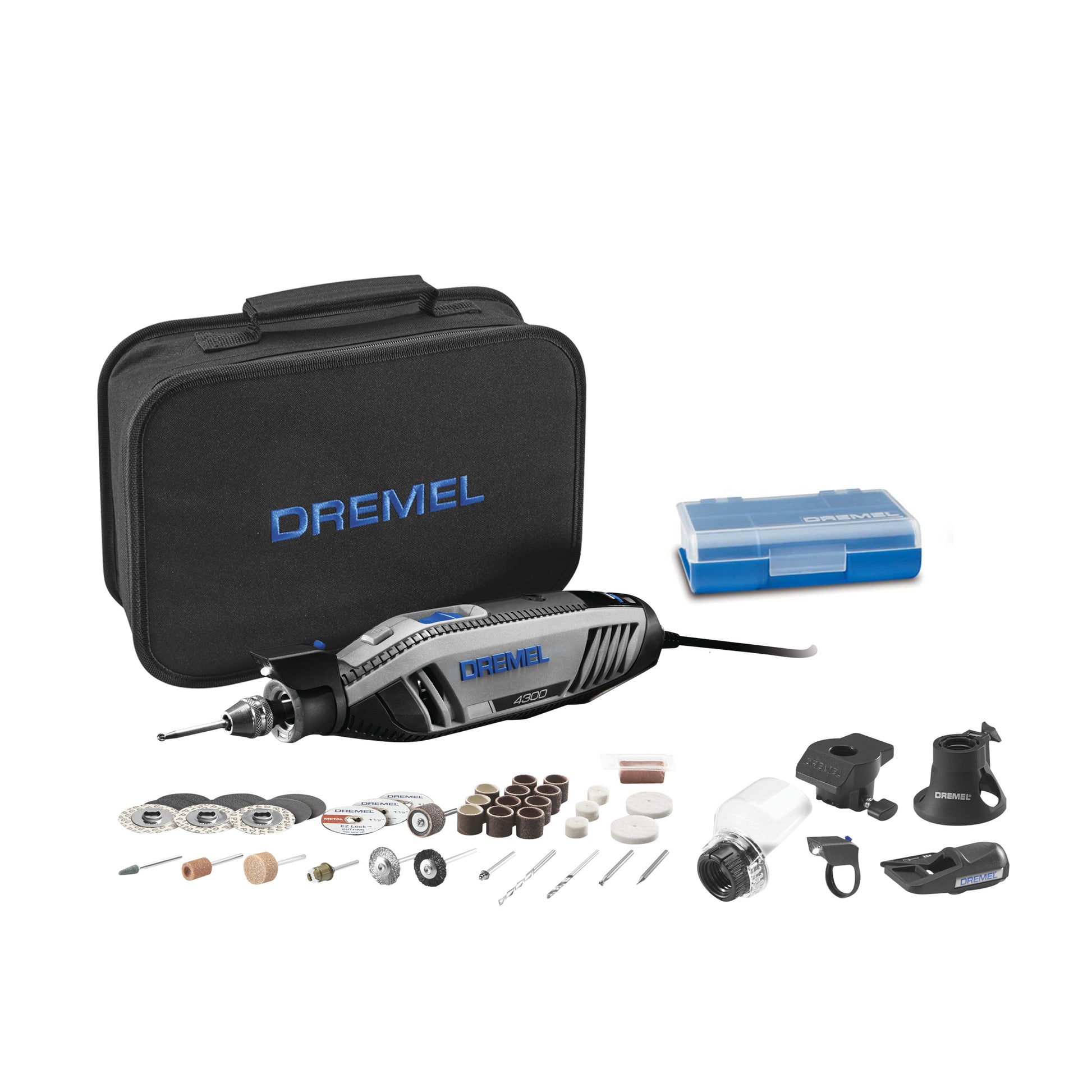 Dremel Variable Speed Rotary Tool Kit w/ 5 Attachments, 40 Accessories 4300-5/40