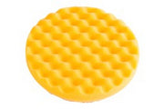 Mirka 3-1/4 in. CCS Yellow Waffle Foam Polishing Pad, Qty 2 MPADYF-3.25W