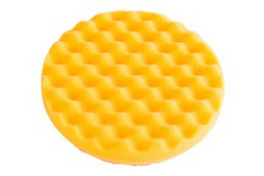 Mirka 3-1/4 in. CCS Yellow Waffle Foam Polishing Pad, Qty 2 MPADYF-3.25W