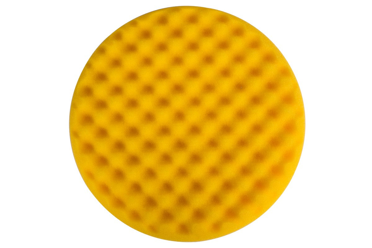 Mirka 8 in. CCS Yellow Waffle Foam Polishing Pad, Qty 2 MPADYF-8W