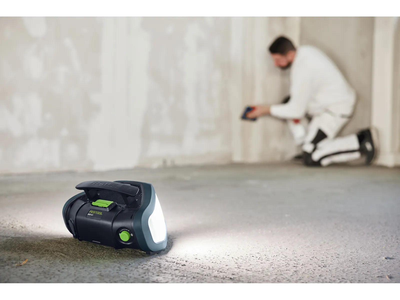Festool 18V / 120V 10,000 Lumen Hybrid LED Work Light SYSLITE DUO-H I-Basic 578514