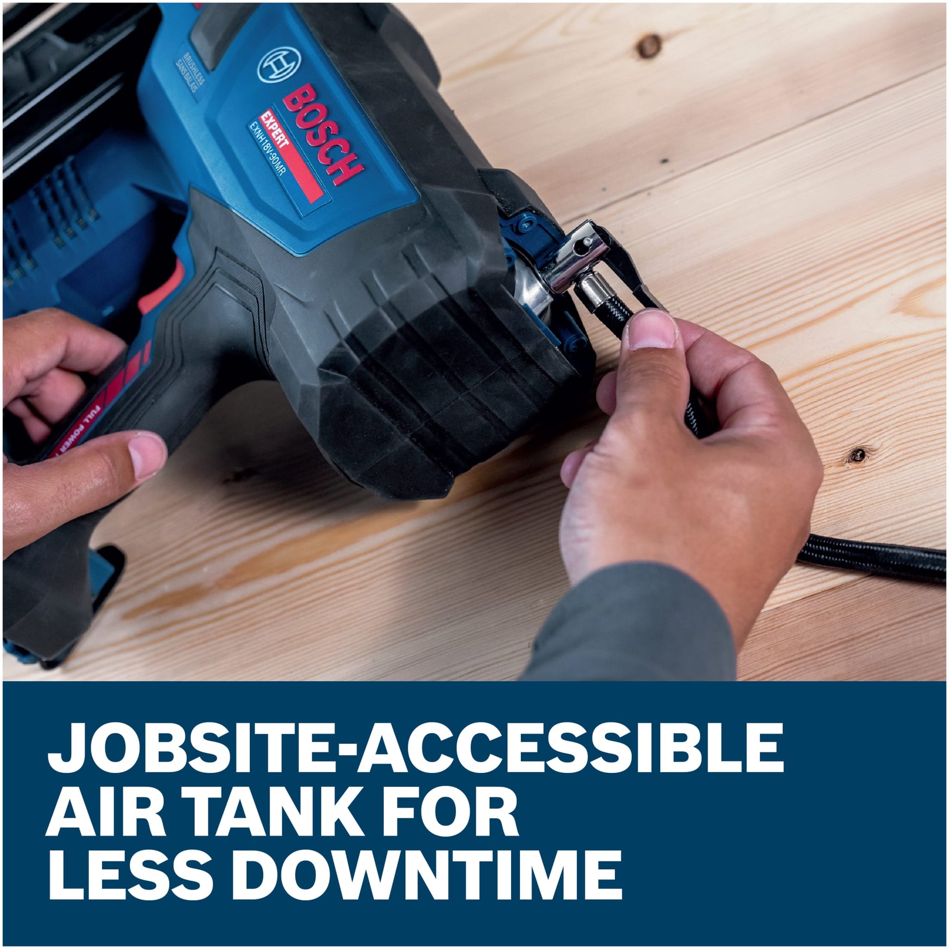 Bosch EXPERT 18V 21 Degree Framing Nailer EXNH18V-90MRN