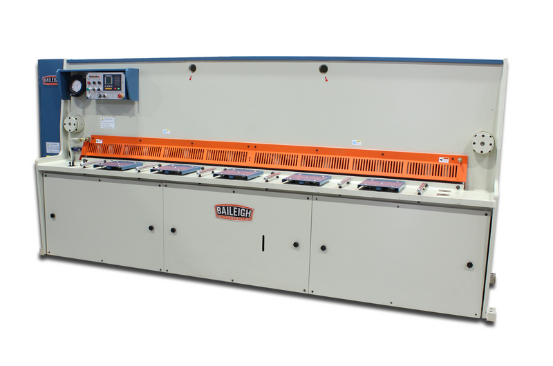 Baileigh SH-120250-HD 120" Hydraulic Plate Shear, 1/4" Capacity, 10 HP, 3-Phase 220V 1007078