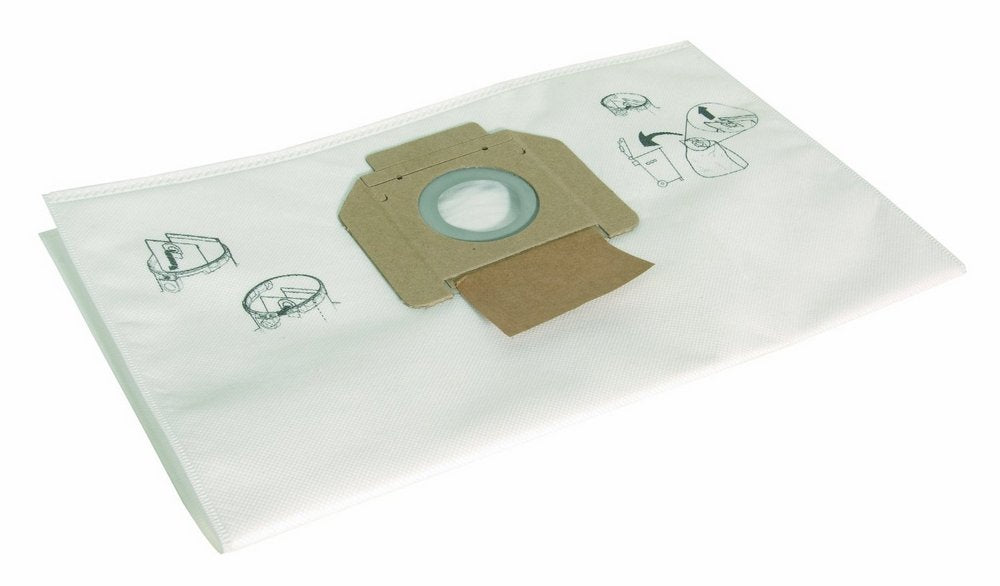 Mirka Fleece Dust Bag for MV-912 Vacuum, Qty 5 MV-912DB