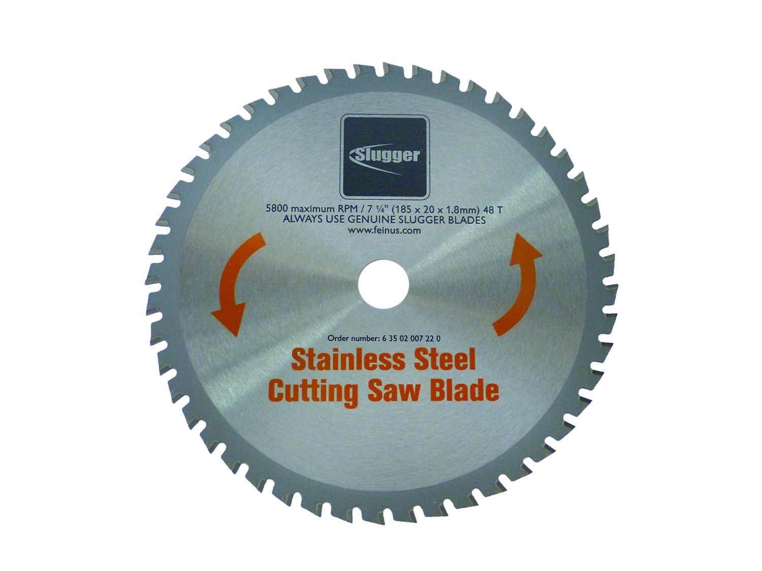 Fein Slugger 7-1/4 in. Stainless Steel Cutting Saw Blade 63502007220