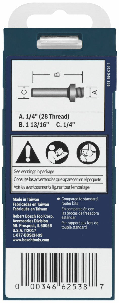 Bosch 1/4 in. Mortising Arbor