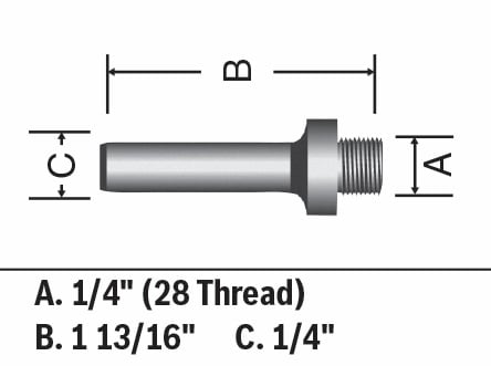 Bosch 1/4 in. Mortising Arbor