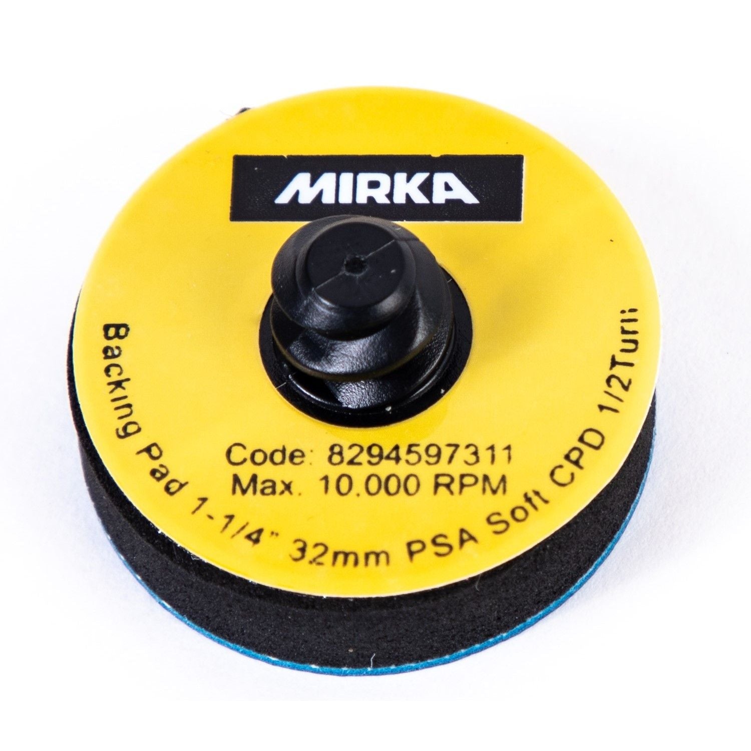 Mirka Backing Pad Quick Lock 1.25" PSA Soft CPD 10/Pack 1132-R