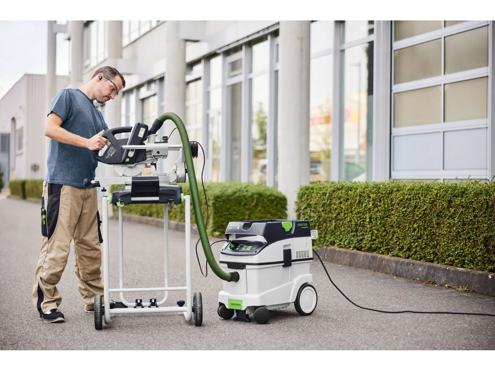 Festool 36 mm x 4.9 ft. Antistatic Suction Hose Extension D36x1,4m-AS/CTR 578945