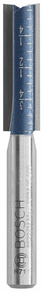 Bosch 5/16 x 1 in. Carbide-Tipped Double-Flute Straight Router Bit