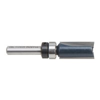Bosch 1/2 x 1 in. Carbide-Tipped Double-Flute Top-Bearing Straight Trim Router Bit