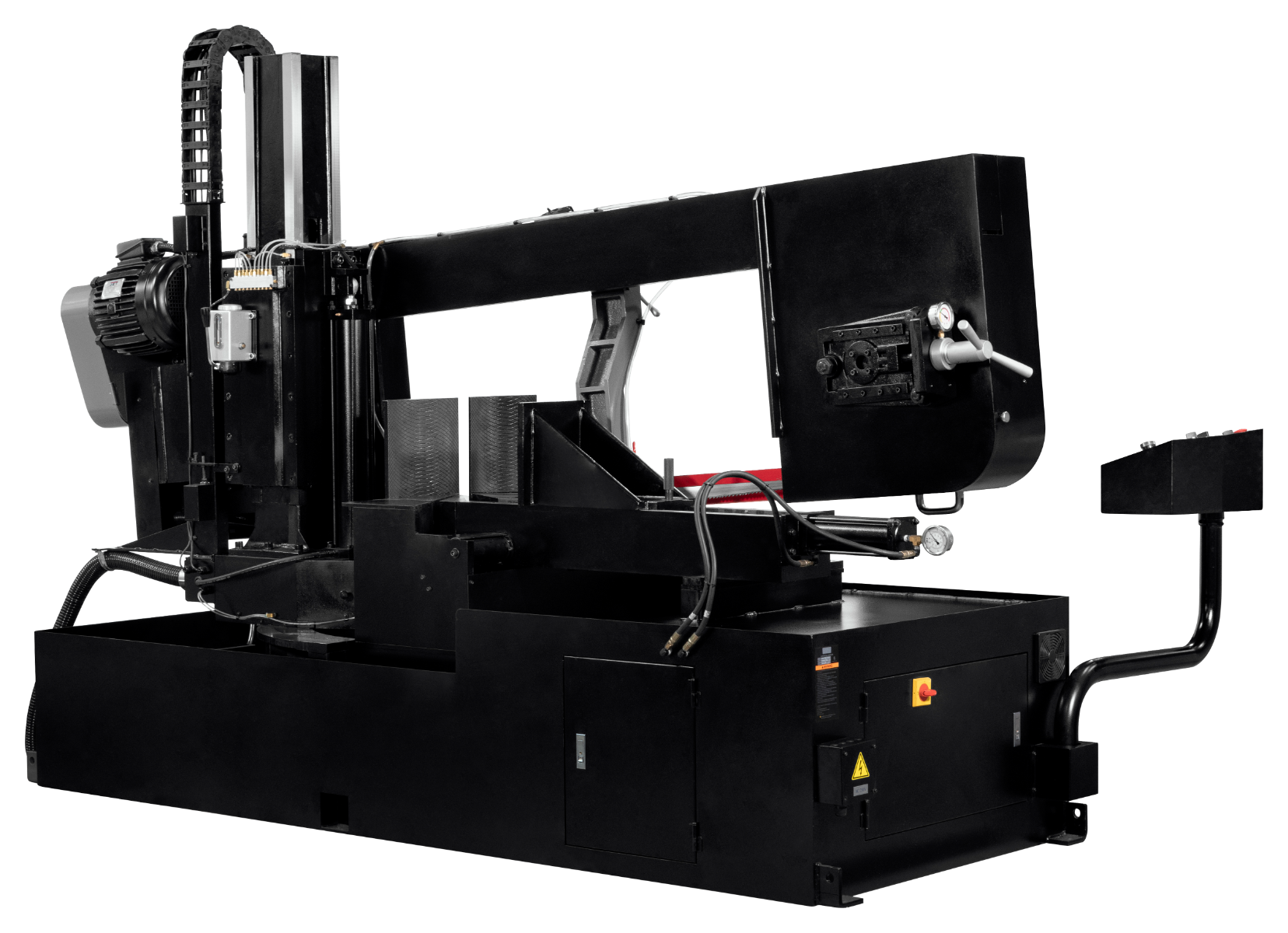 Jet Elite ECB-1833DMEVS-460, 18 x 31in Semi-Automatic Dual Mitering EVS Bandsaw 460V, 3Ph 891175