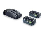 Festool 18V 2xTBX8/SCA16 Energy Set with (2) 8.0 Ah TBX 8 Tabless Batteries and SCA 16 Rapid Charger 578903