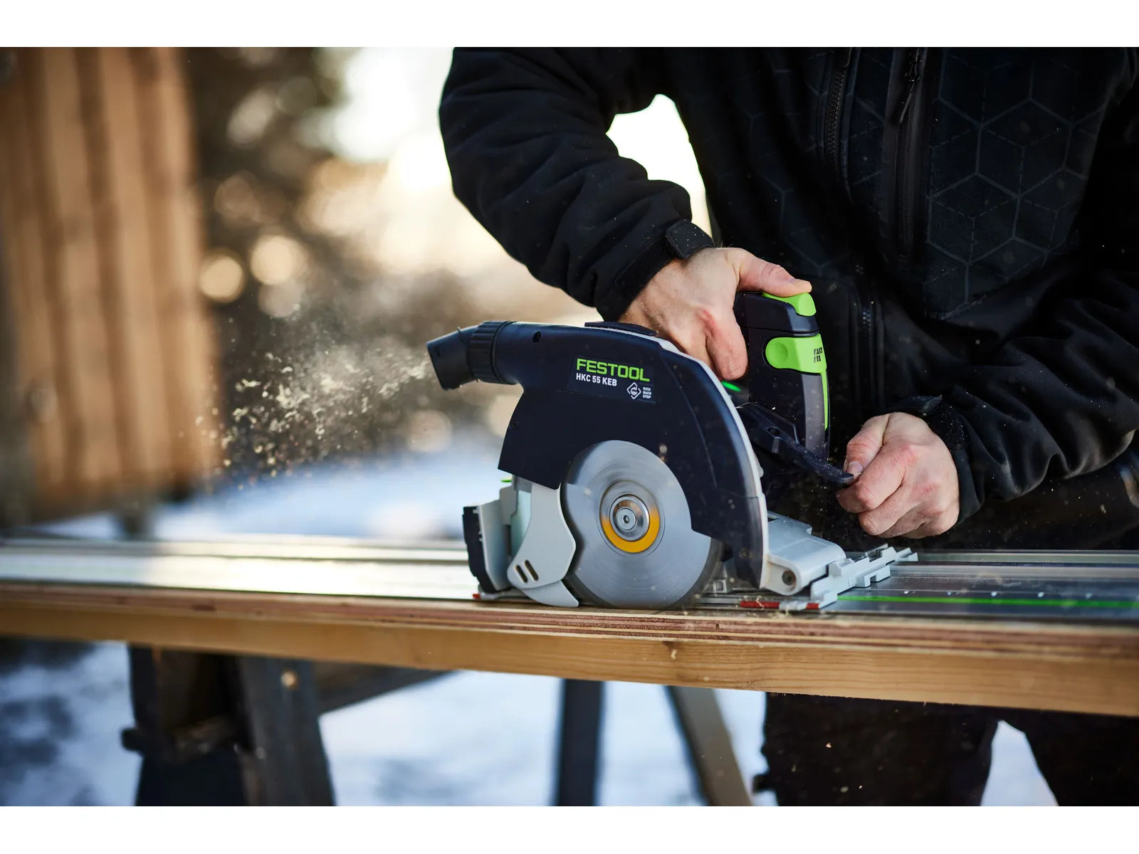 Festool 18V 6-1/4 in. Cordless Carpentry Saw HKC 55 KEB-F-Basic (Bare Tool) 578303