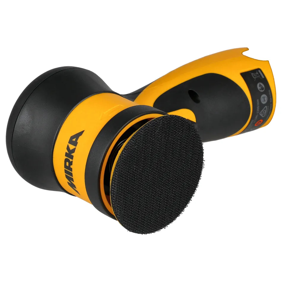 Mirka 3 in. Cordless Angle Random Orbital Polisher Kit w/ 5Ah Batteries, 12 mm Orbit MUS-AROP312
