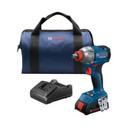 Bosch 18V Mid Torque 2-In-1 Impact Wrench/Driver Kit w/ 2 Ah Battery GDX18V-285B12