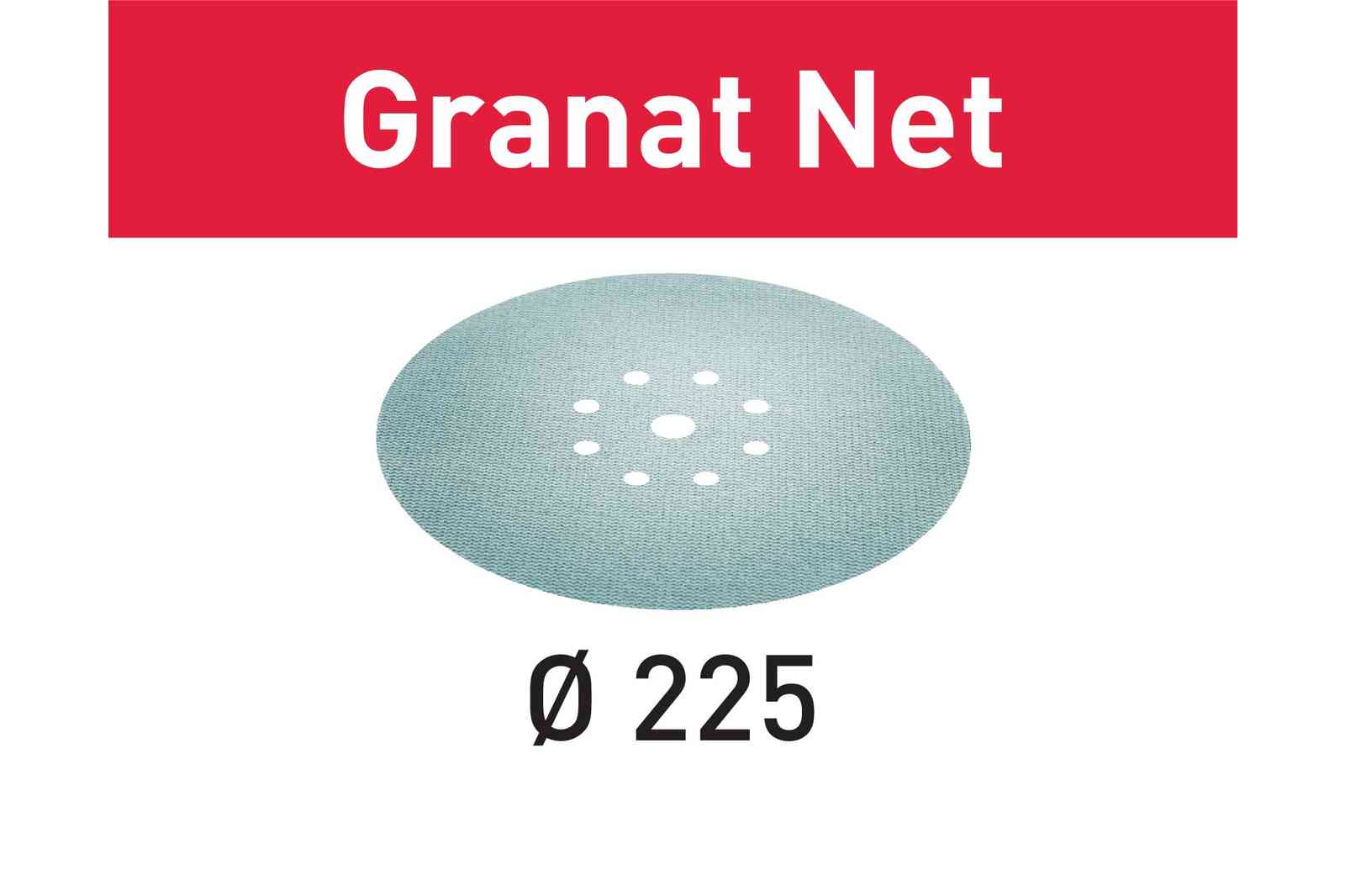 Festool Granat Net 9 in. 80G Planex Sanding Disc STF D225, 25-Pack 203312