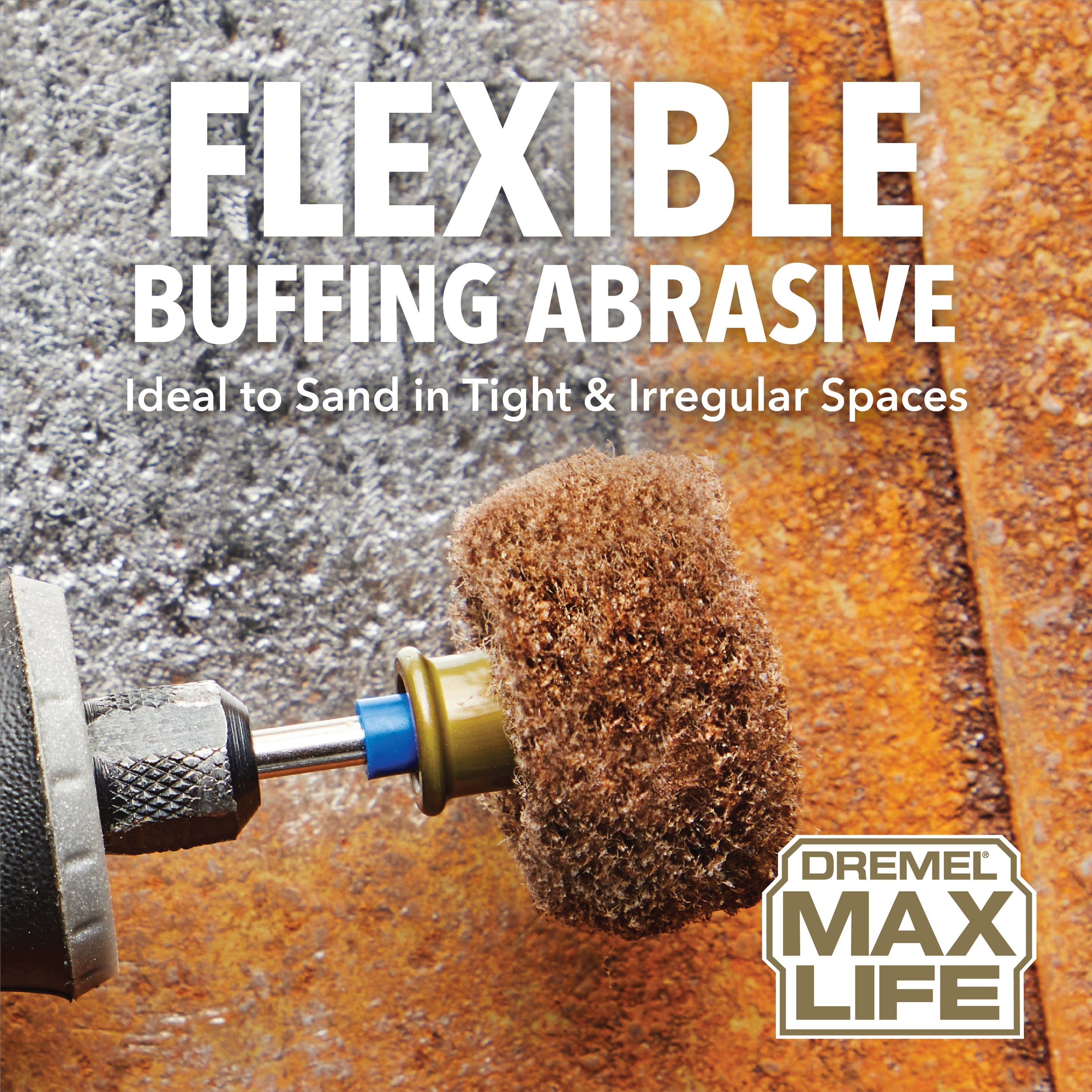 Dremel 180 & 280 Grit Finishing Abrasive Buffs, 2-Pack EZ511HP