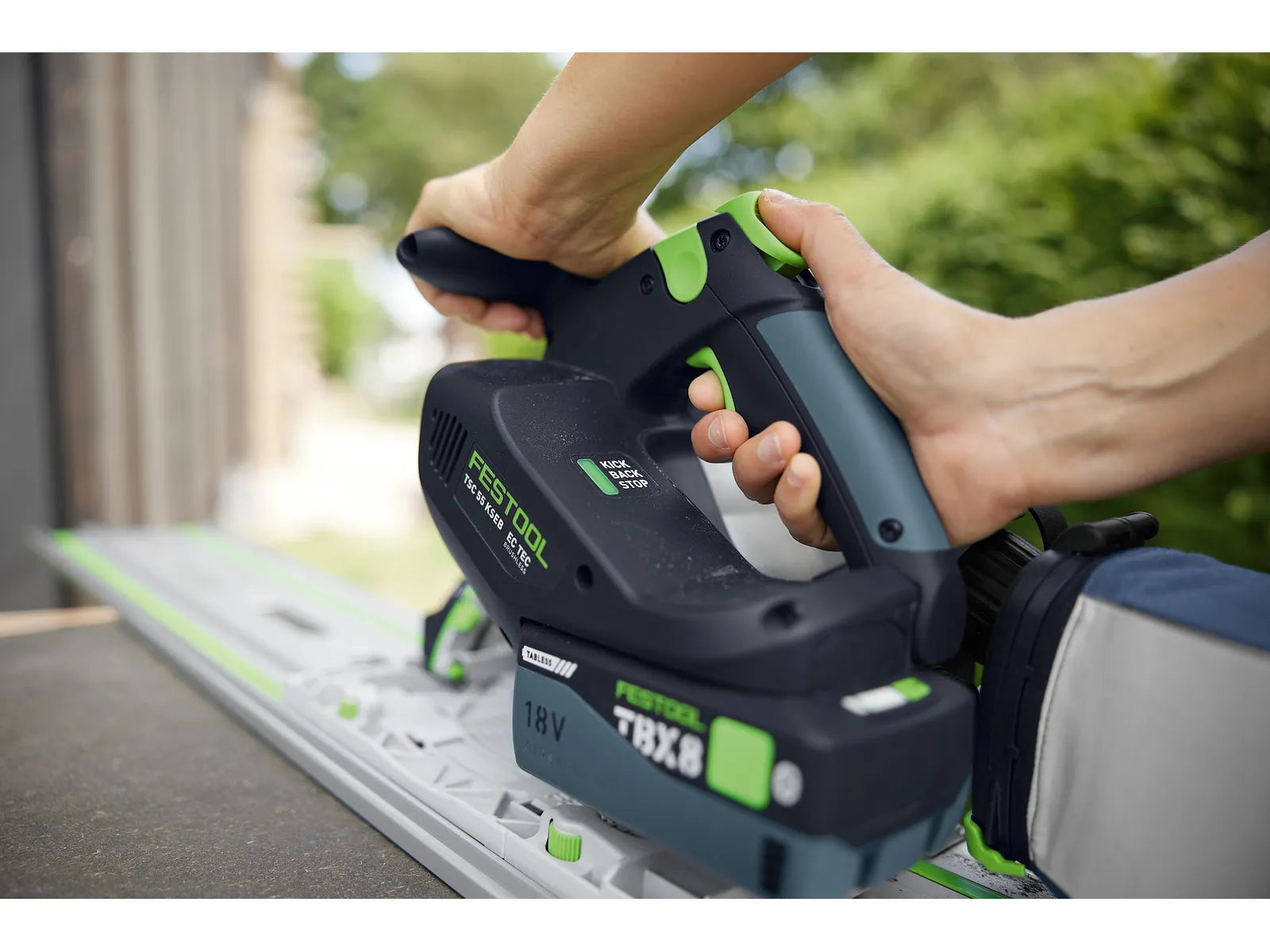 Festool 18V 6-1/4 in. Cordless Track Saw TSC 55 KS-Basic (Bare Tool) 577991