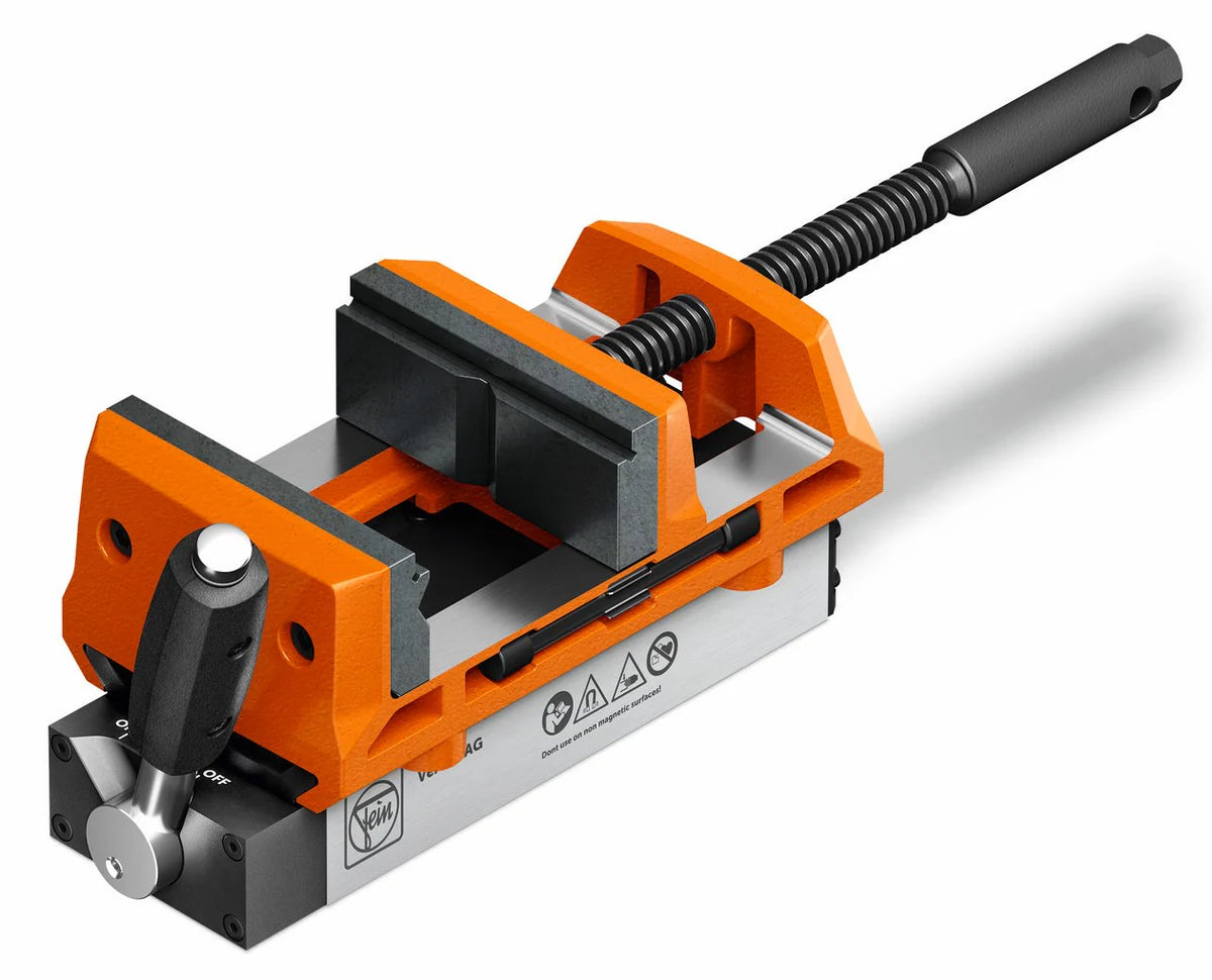 Fein 5" Cordless Angle Grinder CCG 18-125-10 PD AS + VersaMAG Vise Set