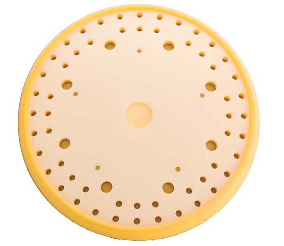 Mirka 8 in. Multi-Hole Grip Backup Pad 8 Ntl. Detroit, Qty 1 908M5GV