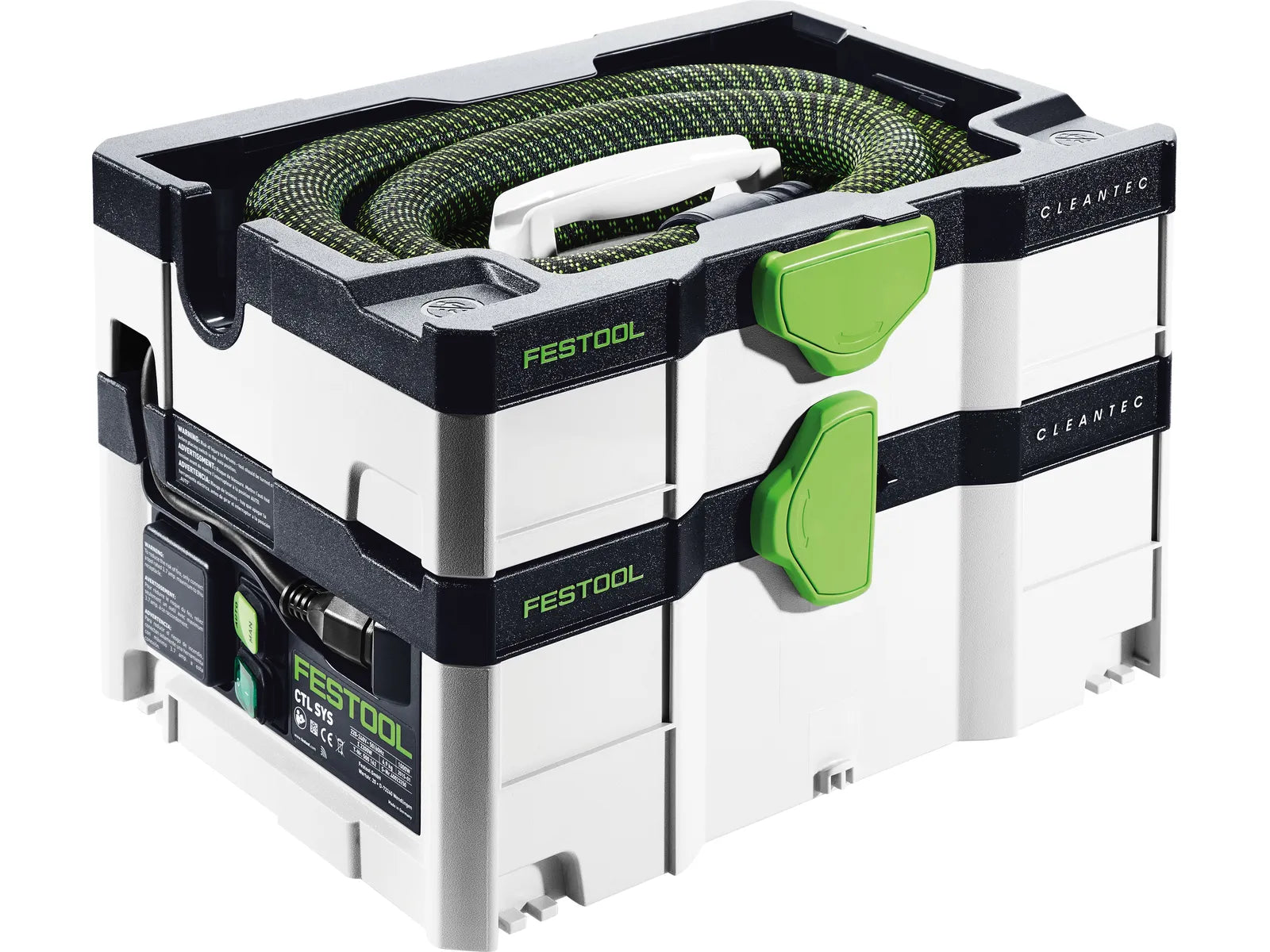 Festool CLEANTEC CT SYS 1.2 Gal. 106 CFM Compact Dust Extractor, 1000W, 120V 575280