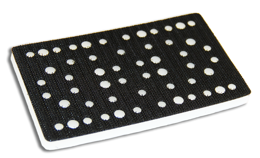 Mirka 3 x 4 in. Multi-Hole Grip Interface Pad 1/4 in. thick, Qty 5 9135