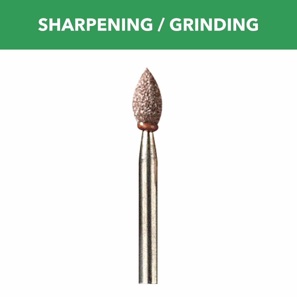 Dremel 3/16 in. Aluminum Oxide Grinding Stone 945