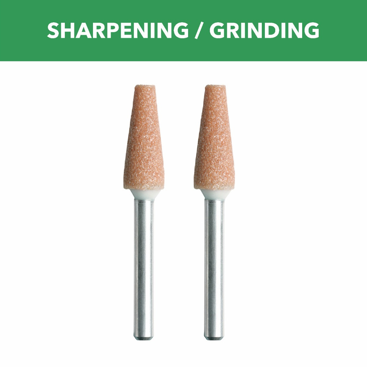 1/4 in. Aluminum Oxide Grinding Stone, 2-Pack