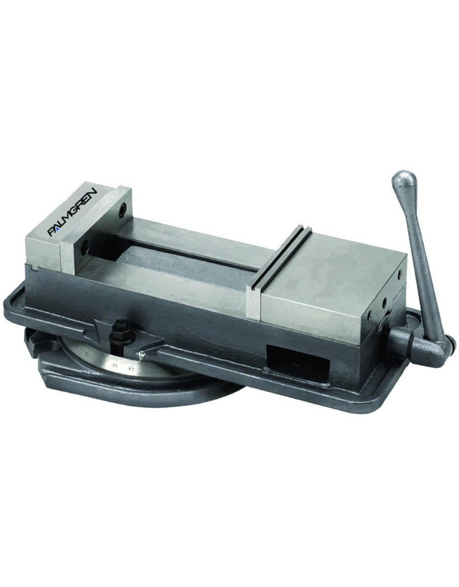 Palmgren 6 in. Precision Dual Force Milling Machine Vise with Swivel Base 9626604