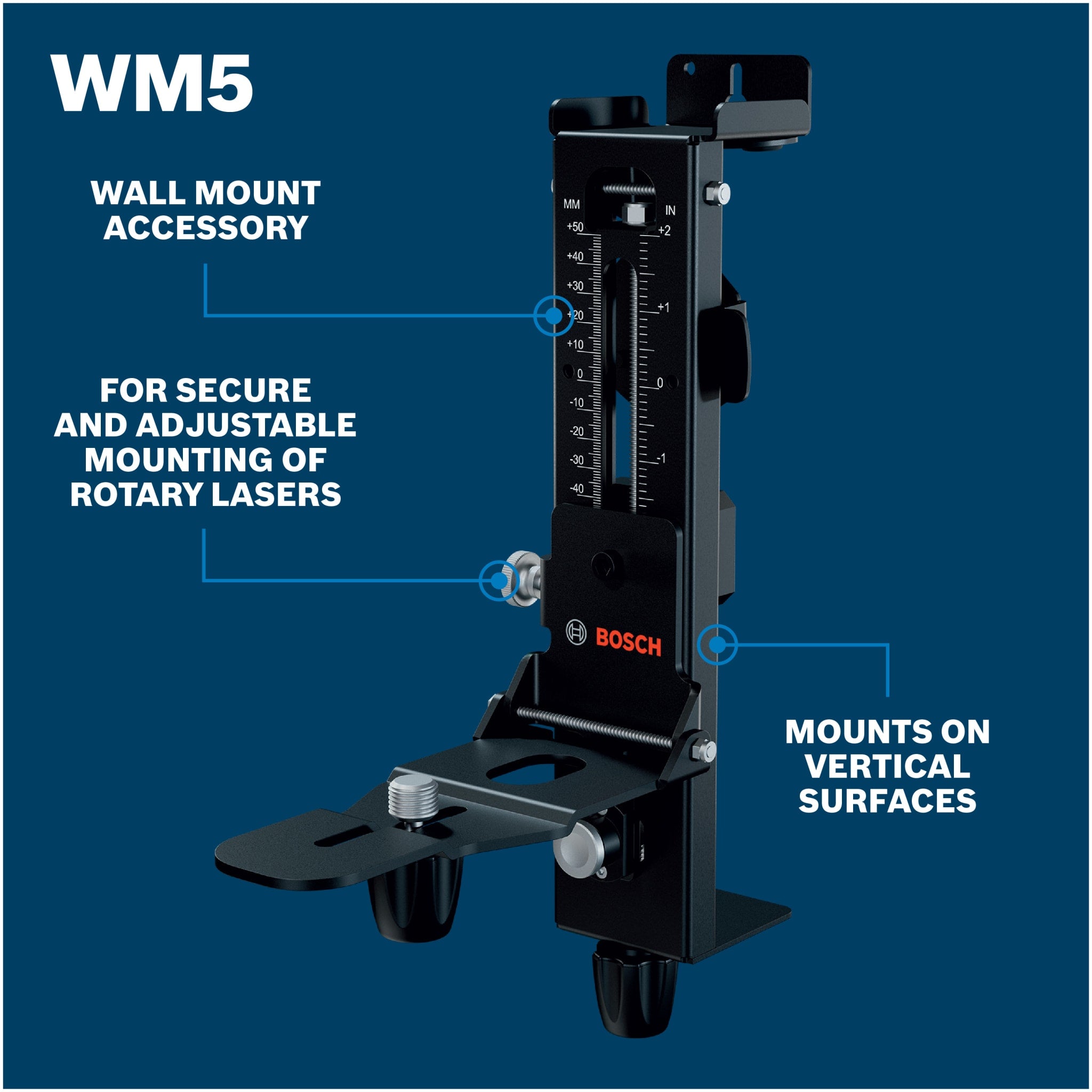 Bosch Wall Mount for Rotary Laser WM5