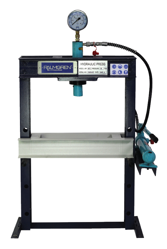 Palmgren 25 Ton 76 in. Hydraulic Press with Manual Pump 9661613