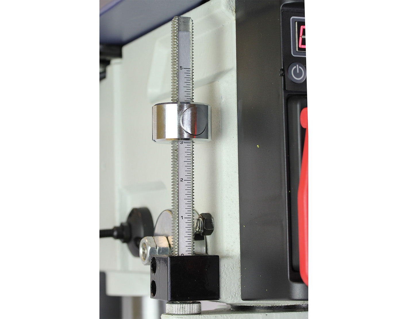 Palmgren 17 in. 16-Speed Floor Step Pulley Drill Press, 3Ph 9680178