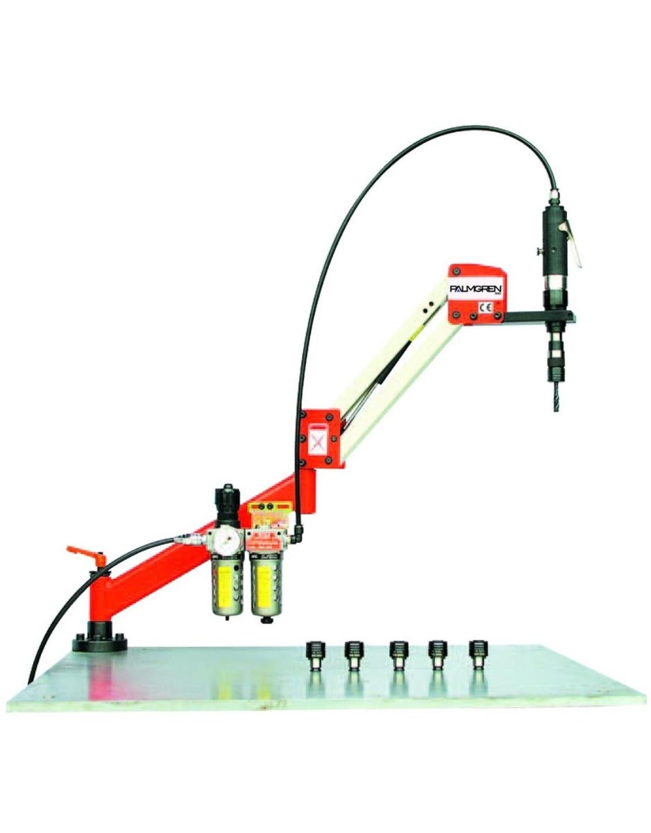 Palmgren Quick-Tap Pneumatic Tapping Machine, 37 in. Reach, 400 RPM 9680420