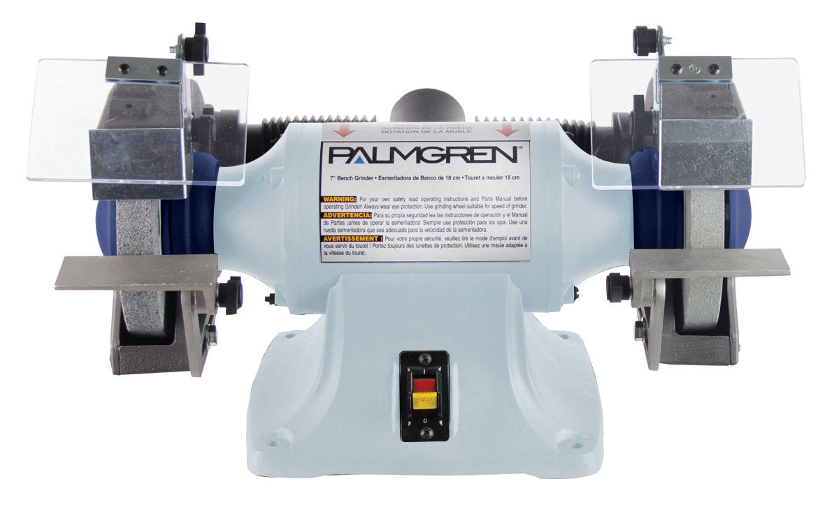 Palmgren 7 in. Powergrind Grinder with Dust Collection, 1/2HP, 115/230V 9682071