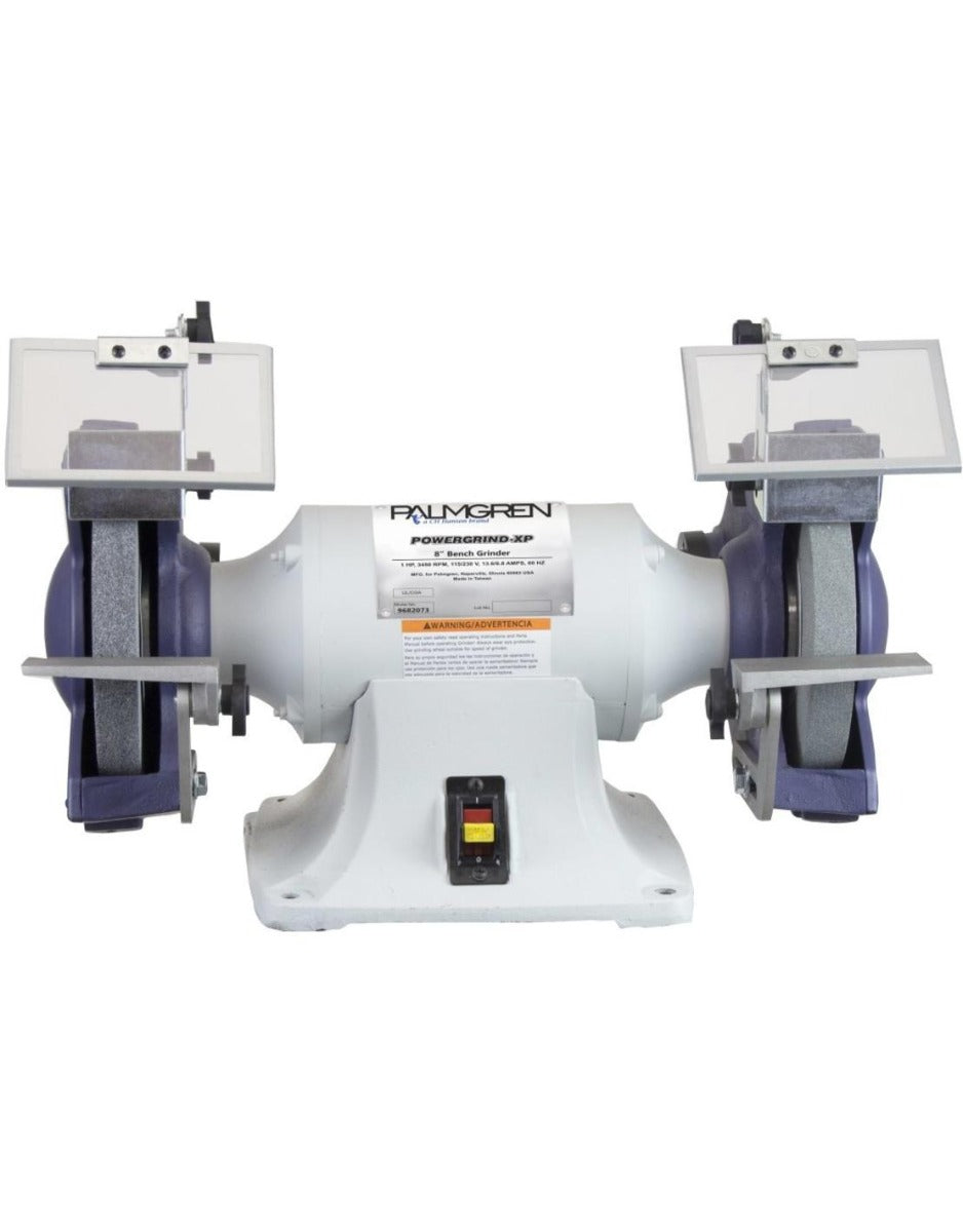 Palmgren 8 in. Powergrind XP Grinder with Dust Collection, 1HP, 115/230V 9682073