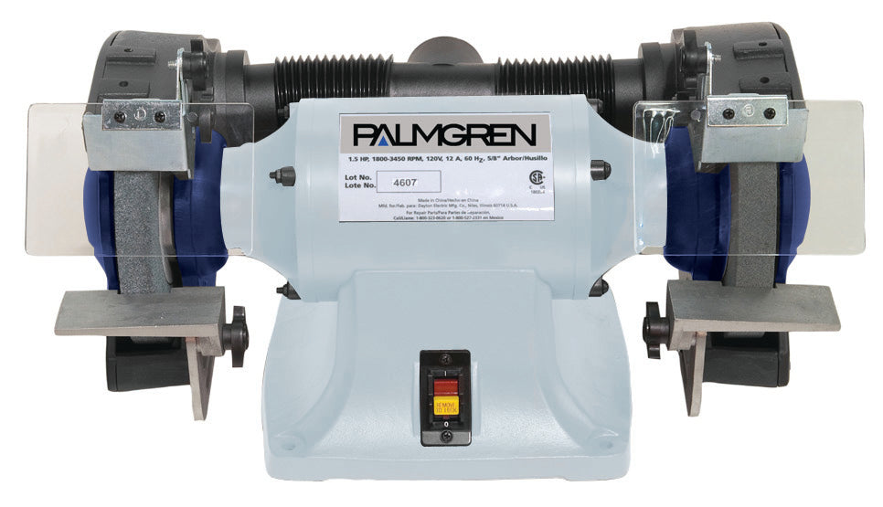 Palmgren 8 in. Powergrind Grinder with Dust Collection, 3/4HP, 115/230V 9682081