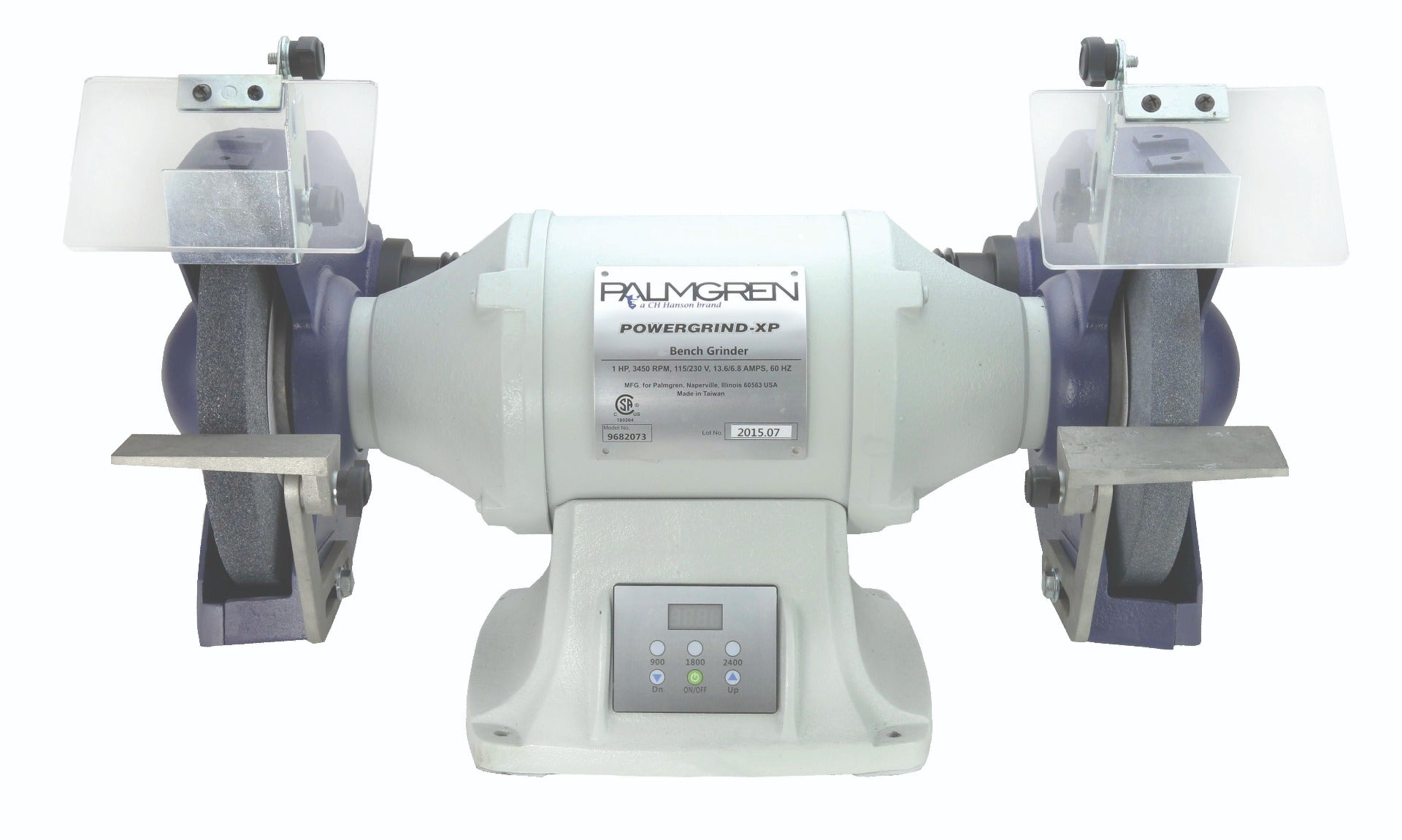 Palmgren 10 in. Powergrind VS Variable Speed Bench Grinder, 1.5HP, 115/240V 9682098