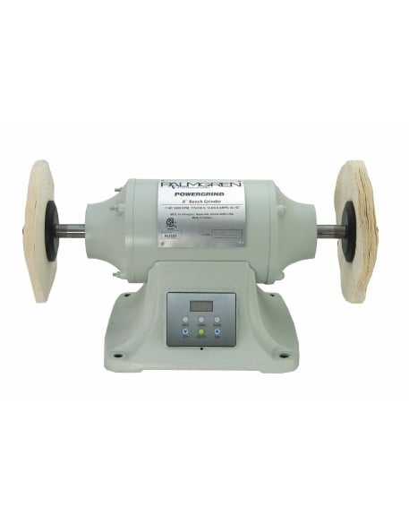 Palmgren 8 in. Variable Speed Bench Buffer, 1HP, 115/240V 9682107